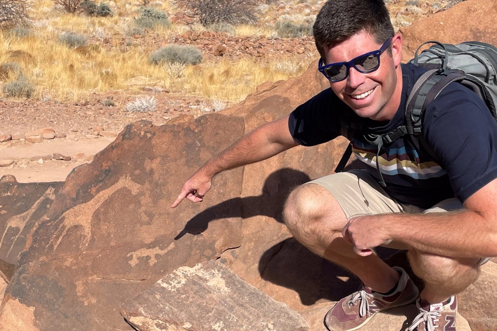 Gecko rock art - Twyfelfontein